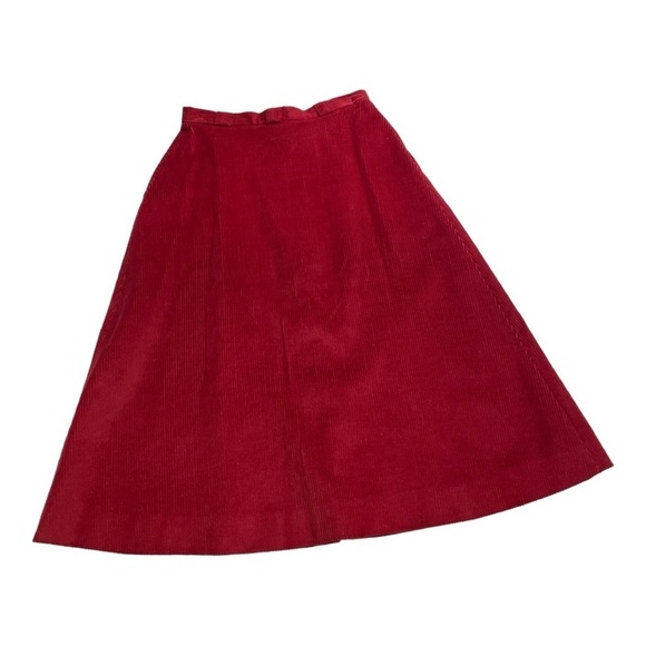 Regatta Sport 70s/ 80s Corduroy Red skirt suite size 6.  
~ - Picture 9 of 14